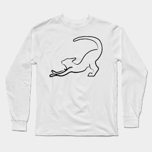 Cat Pose Long Sleeve T-Shirt